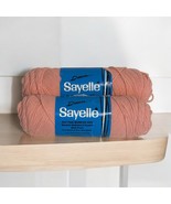 Vtg Sayelle Medium Acrylic Worsted Yarn Acrylic 3.5 Oz  Pink - Garden Pi... - $224.31 MXN