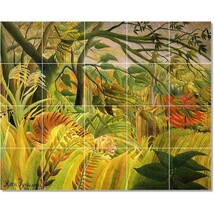Jean-Jacques Rousseau Poster Art Painting Ceramic Tile Mural BTZ23113