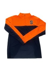 Syracuse University Orange Shirt Mens Medium Orange Navy Long Sleeve Col... - £14.69 GBP