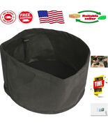 Elegant Aquatic Lily Plant Pots 14x7 in Black - 2-Pack for Your Water Ga... - $526.10 MXN