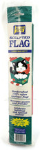 NIP Meadow Creek Sculpted Christmas Kitty Present Flag Yard 28&quot; X 40&quot; - $7.91