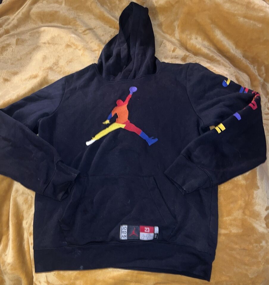 Primary image for Nike Air Jordan Hoodie Boys Youth Extra Large Multi-Color Pullover Jumpman Logo