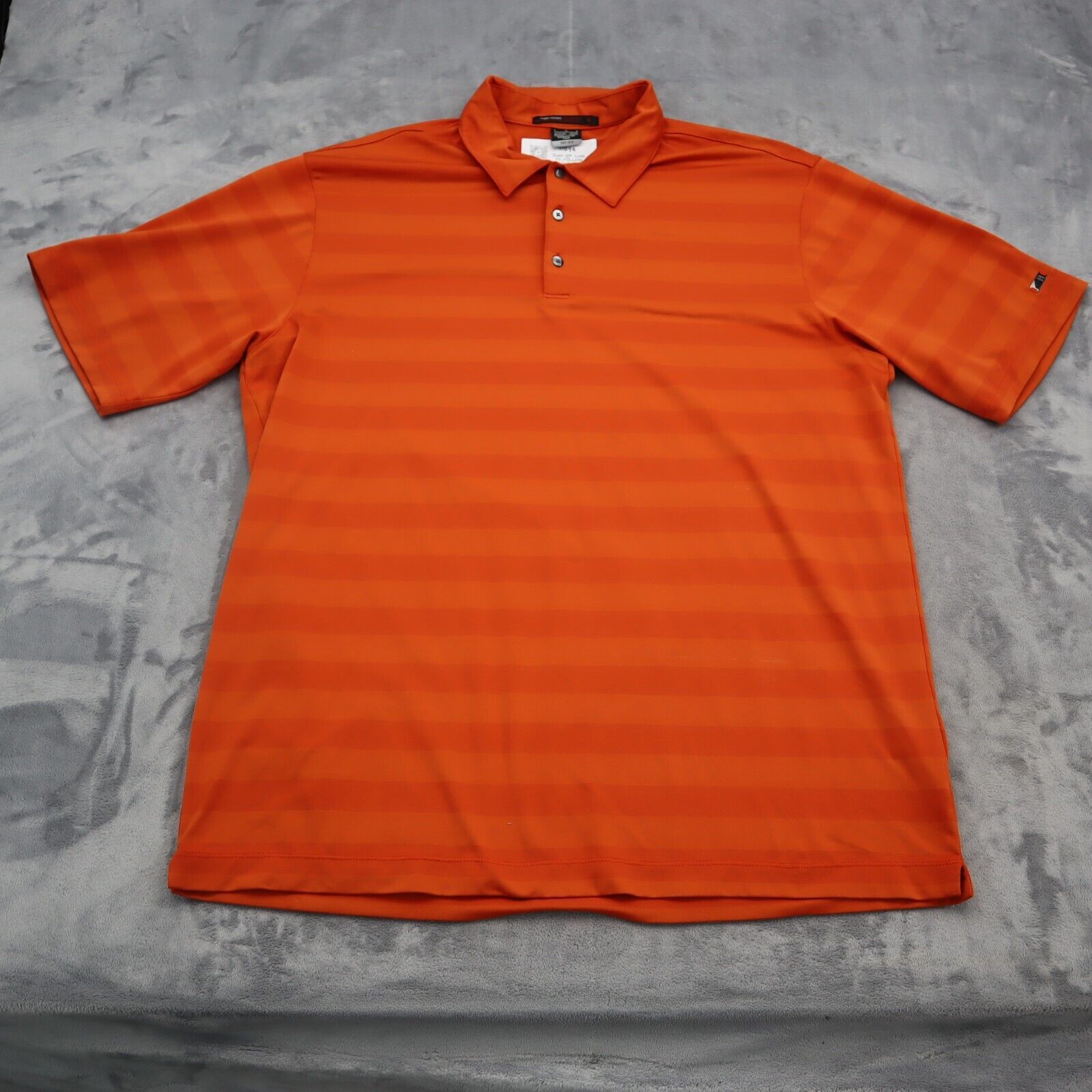 Primary image for Tiger Woods Shirt Mens L Red Polo Dri Fit Short Sleeve Button Collared Top