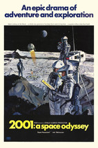 2001: A Space Odyssey Stanley Kubrick Astronuats On Moon Art 24x18 Poster - £18.79 GBP