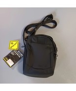 Pacsafe LS100 Crossbody Bag Anti-Theft Travel Gear Black Nylon Pre-owned - $909.34 MXN