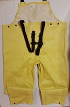 Web Tex On Guard Yellow Xx Large 2XL Xxl Rain Wet Suit Bottoms Pants Suspenders - £15.53 GBP