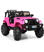 12V Kids Remote Control Riding Truck Car with LED Lights-Pink - Color: Pink - €260,14 EUR