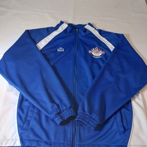 Admiral 2015 National Senior Games Men's Blue & White Full Zip Jacket Sz Medium image 10