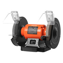 VEVOR Bench Grinder, 8-inch Single Speed 3450RPM with 350W 3.0A Inductio... - $70.99