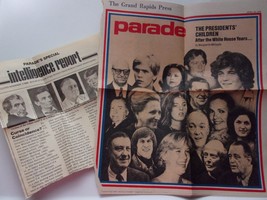 Vintage Grand Rapids Press Parade The Presidents Children 1978 - £1.57 GBP