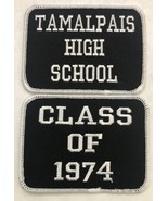 TAMALPAIS &quot;TAM&quot; HIGH SCHOOL SEW/IRON PATCH EMBROIDERED YEARBOOK LETTERMA... - $24.68 CAD
