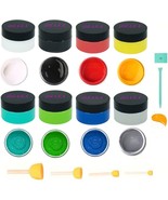 DGAGA 16PCS Chalk Paste Paint with Mini Squeegees Screen Printing Tool C... - $51.77