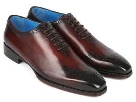 Paul Parkman Mens Shoes Oxfords Brown Welted Goodyear Handmade 7614-BRW - £479.60 GBP