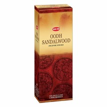 Hem Oodh Sandalwood Incense Sticks Natural Fragrance Masala AGARBATTI 12... - £14.64 GBP