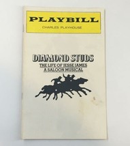 1975 Playbill Charles Playhouse Diamond Studs The Life of Jesse James - £14.92 GBP