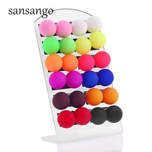 12pairs/card Multicolor Ball Stud Colorful Acrylic Earrings Ears Jewelry For Wom - £10.50 GBP