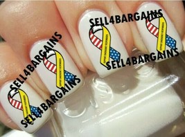 40 Support Emergency Responders》EMS》Paramedic》Firefighter》Police》Nail Art Decals - £14.90 GBP