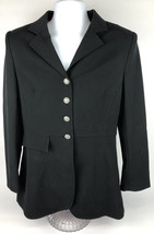 NWT Goode Rider Dressage Coat Size 10 Black Jacket 15001 with stain Blocker LOOK - £135.71 GBP