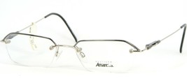 Amaretta By Argenta 595 003 Silver /GUNMETAL Eyeglasses Glasses Frame 51-18-135 - $39.60