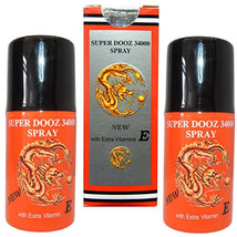 2 Pcs DRAGON SUPER DOOZ 34000 DELAY SPRAY For Men - $65.00