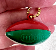 Vintage Old Plastic Football Puzzle Keychain Pull Apart Put Together 1 1... - $14.36