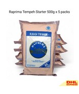 5x Raprima Tempeh Starter Culture 500g Vegan DIY Protein Fermentation Su... - $916.92 MXN
