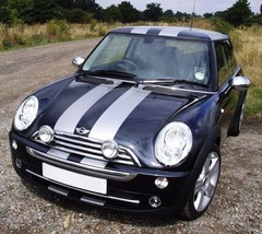 For 1Set/2Pcs Stripe Body Kit Sticker Graphic Decal for  S Tail Light Front Pane - £60.50 GBP