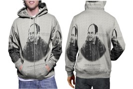 George Costanza Seinfeld    Mens Graphic Zip Up Hooded Hoodie - £27.70 GBP+