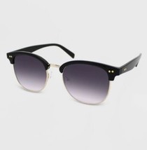 Women&#39;s Retro Sunglasses - Wild Fable Black - £12.85 GBP