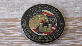 Army Corps of Engineers OEF Afghanistan Engineer District CDRs Challenge... - £19.11 GBP