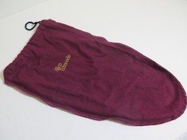1 Allen Edmonds Burgundy Drawstring Shoe Purse Dust Cover Bag Soft 8.5&quot; ... - £8.91 GBP