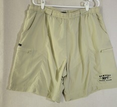 Ouray Sportswear Mens Shorts Size XL Mesh Lined Beige Pockets Newport RI... - £10.99 GBP