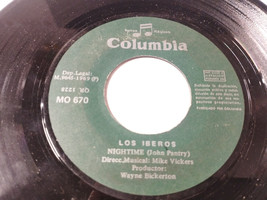 Los Iberians Nightime 1969 - LP vinyl 7 &quot; Solo el Single sin Folder G+ - $183.59 MXN