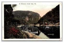 View On Delaware River Delaware Water Gap Pennsylvania PA UNP WB Postcard N24 - £3.59 GBP