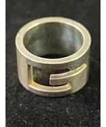 Gucci 12 Silver G-Ring 30.07g Cutout Style - $168.39 CAD