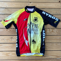 ATAC Sportswear Men’s Full zip Short Sleeve Cycling Jersey Size L Red Bl... - £14.52 GBP