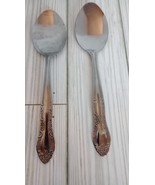 Cambridge Set Of 2 Stainless Steel Spoons Made In China - $7.59