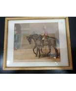 The 1st Life Guards print - G.D. Giles - in gold frame - £23.99 GBP