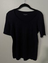 Eileen Fisher  Women’s Scoop Neck Short Sleeve Shirt Top Size small - $12.86