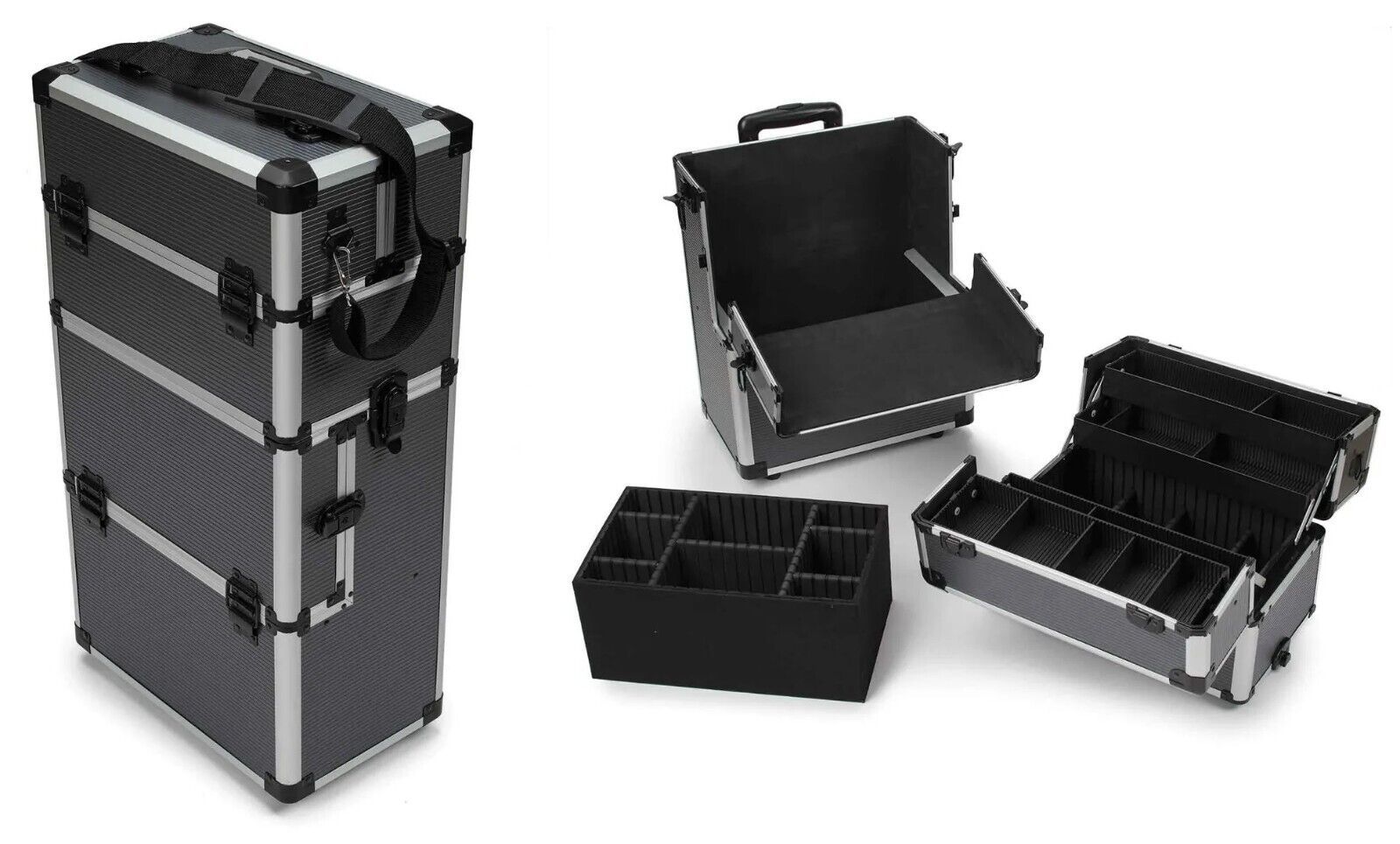 Rolling Durable Travel And Storage Case Safe Secure Luggage for Tools / Supplies
