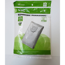 Kenmore Panasonic Vacuum Bag 3-Pack C/Q 5055 C-5 - £10.25 GBP
