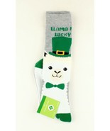 *Women&#39;s &#39;Llama Be Lucky&#39; Fuzzy Llama St. Patrick&#39;s Day Knee High Socks - $11.41 CAD