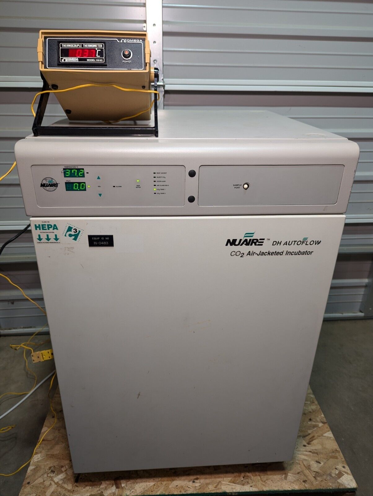 Nuaire NU-5500 DH AutoFlow CO2 Air-Jacketed Incubator Series 11 / TESTED - $895.50