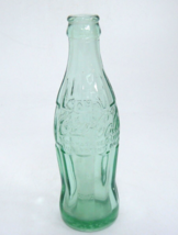 Vintage 1952 Hobble Skirt Green Glass Coca Cola Coke Bottle 6 oz Sterlin... - $14.10