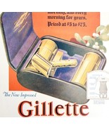 1924 Gillette Shaving Safety Razor Advertisement Hygiene Hair Care DWNN15 - $372.00 MXN