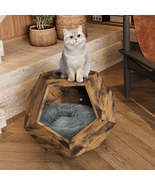 25.98&#39;&#39; Shaped Modern Pet Furniture Cat Carrier Side Table MDF Multi-Pur... - $78.41