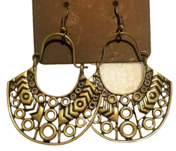 Paparazzi Indigenous Idol Brass Earrings - £4.70 GBP