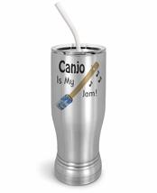 PixiDoodle Musician Rocking Canjo Insulated Coffee Mug Tumbler with Spill-Resist - £26.93 GBP+