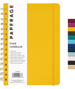 Lined Spiral Journal Notebook, (Yellow), 160 Pages, Hardcover Journal fo... - $19.73 CAD