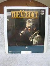 CED VideoDisc The Verdict (1982) 2 Discs, CBS/Fox Video, 20th Century Fox Sealed - £12.74 GBP